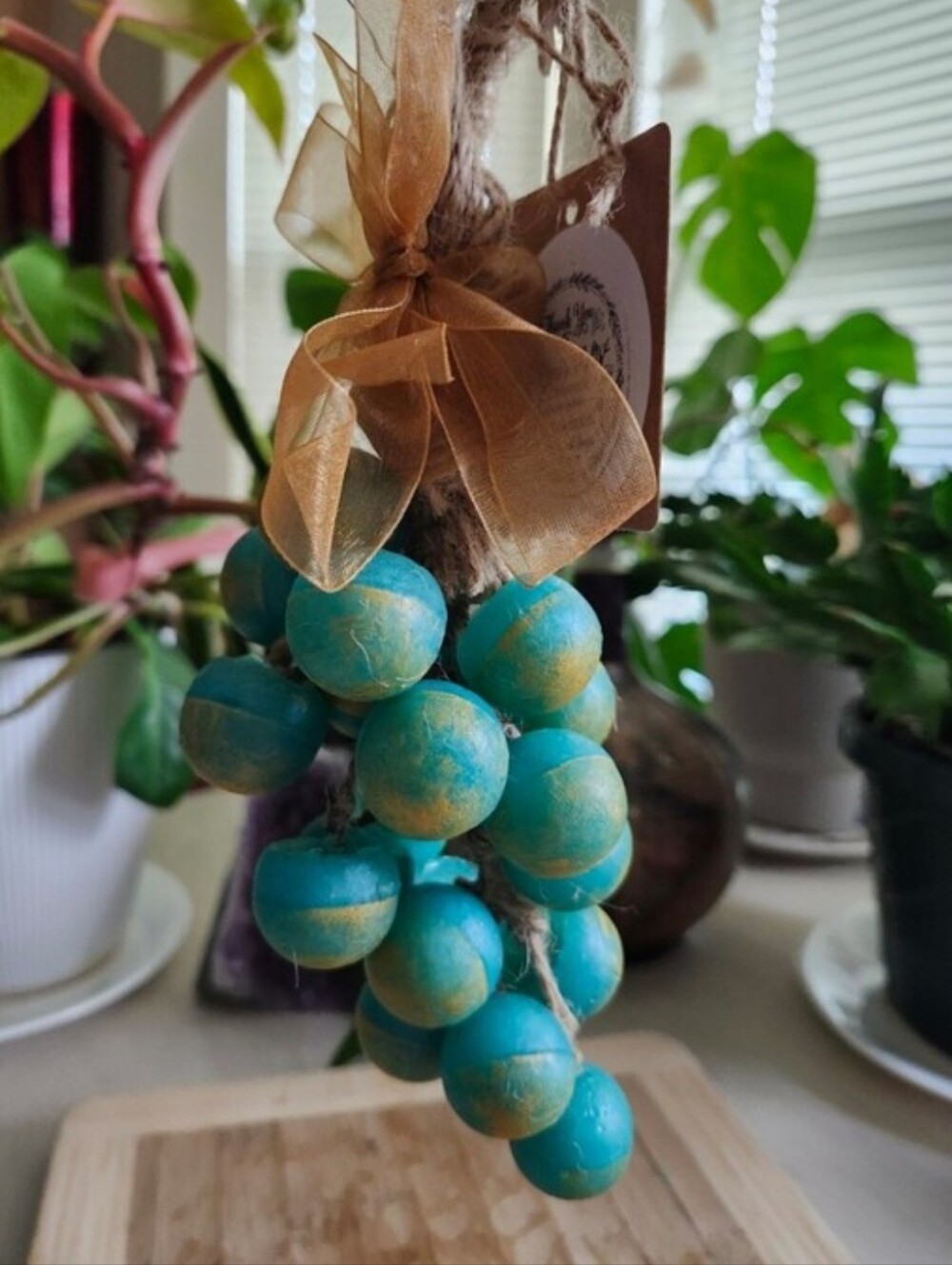🫐🍋Handcrafted GIFT Aloe Blueberry Lemonade Soap Grapes on a Rope GIFT - Picture 10 of 10